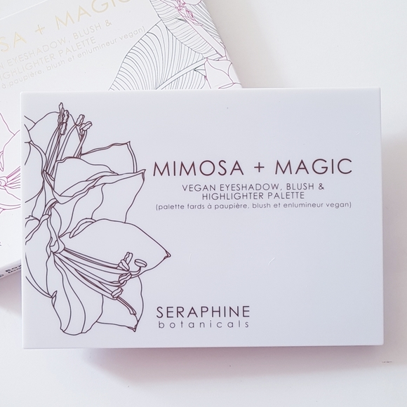 SERAPHINE BOTANICALS Mimosa + Magic Vegan Eyeshadow, Blush & Highlighter Palette - Picture 4 of 13